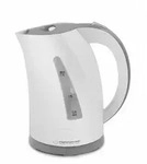 Esperanza EKK022, 1,7 l, 2200 W, Grau, Wei&szlig;, Kunststoff, Edelstahl,