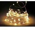 Draht Lichterkette 795 cm mit 160 LED und 8 Leuchtfunktionen - warm wei&szlig; -...
