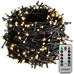 MONZANA&reg; 400 LED Lichterkette 40m mit Fernbedienung Timer Innen Au&szlig;en 8 Modi