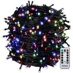 MONZANA&reg; 600 LED Lichterkette 60m mit Fernbedienung Timer Innen Au&szlig;en 8 Modi