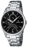 FESTINA Herren-Armbanduhr Retrograde Analog Quarz Edelstahl silber UF16822/4 -...