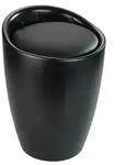 WENKO Bad Hocker CANDY W&auml;sche Korb 20 L Sack Sammler Box WC Sitz Sortierer...