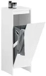 SoBuy BZR154-W W&auml;scheschrank mit ausklappbarem W&auml;schesack W&auml;schesammler