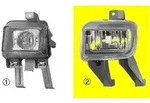 VAN WEZEL 3735997 H3 Nebelscheinwerfer Links f&uuml;r OPEL Astra F CC (T92) Nebelleuchte
