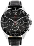 Tommy Hilfiger Luke 1791117 Herrenarmbanduhr Sehr Sportlich - Schwarz/Silber