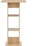 vidaXL Bartisch Eichenbraun 60x60x110 cm - Braun
