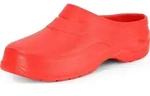 Ladeheid Damen und Herren leichte Eva Clogs Gartenclogs Gartenschuhe KL037(Rot, 36) -