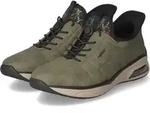 Rieker Slipper - Khaki / Schwarz Kunstleder : Normal : 36 Gr&ouml;&szlig;e: 36 Weite: Normal -
