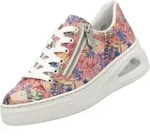 Rieker Sneaker - Rosa Jungle Kunstleder : Normal : 36 Gr&ouml;&szlig;e: 36 Weite: Normal -