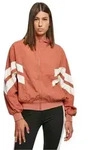 Urban Classics Damen Jacke Ladies Crinkle Batwing Jacket terracotta/whitesand...