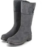 Rieker Stiefel bequem warm gef&uuml;ttert in grau, Gr. 36 - Grau - 36