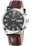 ETT EGS-11251-22L Solar Drive Funkuhr Gobi Herrenuhr 40mm 5ATM - Silber