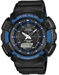Casio Uhr Armbanduhr Solar AD-S800WH-2A2VEF schwarz blau - Schwarz