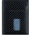 bugatti Geldb&ouml;rse Secure Slim Special Zip Mini Wallet Black schwarz - Schwarz