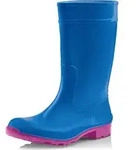 Ladeheid Damen Gummistiefel LA-967 (Blau/Rosa, 36 EU) - Blau - 36