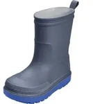 Playshoes Regenstiefel Uni Kinder Gummistiefel, Marine, 24 EU - Marine - 24