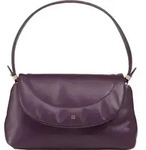 DuDu Melville Schultertasche Leder 31 cm - Violett