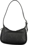 Elegante Damenschwarze Tasche mit Riemen & Rei&szlig;verschluss entdecken - Schwarz