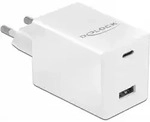 Delock USB Ladeger&auml;t USB Type-C PD 3.0 und USB Typ-A mit 48 W - Wei&szlig;