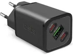 sbs Ladeadapter schwarz, 65 Watt - Schwarz