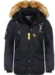 Geographical Norway warme Herren Winterjacke Anorak G-Agaros, Navy, Gr&ouml;&szlig;e S -