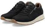 Rieker Herren Echtleder Schn&uuml;rhalbschuh blau, Herren:42 EU - Blau - 42