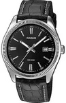 Casio Men's Watch MTP-1302PL-1A (ZD072J) + Box - Schwarz