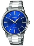 Casio Uhr MTP-1303PD-2AVEF Herrenuhr Armbanduhr - Silber/Blau