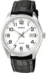 Casio Herren Armbanduhr MTP-1302PL-7BVEF analog - Schwarz/Wei&szlig;/Silber