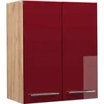 H&auml;ngeschrank Vicco Fame-Line Bordeaux Hochglanz 60 cm, Model 38386 - Rot/Braun