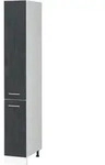 Apothekerschrank Vicco R-Line Schwarz Beton 30 cm, Model 47592 - Schwarz/Wei&szlig;
