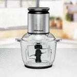 Rommelsbacher MZ 600, 2 l, Schwarz, Edelstahl, Glas, Edelstahl, Edelstahl,...