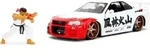 Jada Street Fighter Ryu 1:24 Nissan Skyline GTR 253255071 - Rot/Wei&szlig;
