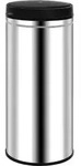 vidaXL Automatischer Sensor-M&uuml;lleimer 80 L Edelstahl - Silber