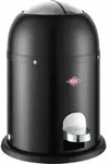 WESCO MINI MASTER M&uuml;lleimer SCHWARZ MATT mit 6 Liter Abfallvolumen und Fu&szlig;tritt /