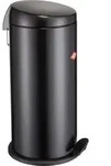WESCO Abfalleimer CAPBOY Maxi in SCHWARZ matt mit Abfallvolumen 22 Liter / Treteimer