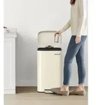 SONGMICS M&uuml;lleimer K&uuml;che, 30 Liter, Abfalleimer, Tretm&uuml;lleimer, K&uuml;chenm&uuml;lleimer