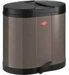WESCO &Ouml;KOSAMMLER 170 in WARM GREY mit 30 (2x 15) Liter Volumen und Fu&szlig;tritt /