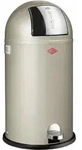 Wesco M&uuml;lleimer Kickboy, Abfallsammler, Tretabfallsammler, Stahlblech, Neusilber, 40