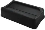 RUBBERMAID Deckel PE schwarz B297xT521mm f.Wertstoffsammler 60/87l Schwingdeckel -