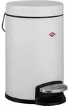 WESCO Kosmetikeimer 113 WEISS MATT mit 3 Liter Abfallvolumen und Fu&szlig;tritt /...