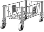 Rubbermaid Rubbermaid Transportroller Slim Jim Abfalleimer SLIM JIM&reg; 2026721...