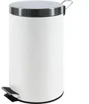 TrendLine Tretabfalleimer 12 L wei&szlig; - Wei&szlig;