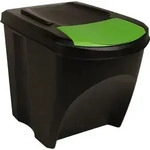 vidaXL Stapelbare M&uuml;lleimer 3 Stk. Anthrazit 75 L - Grau