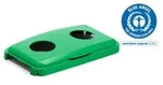 DURABLE Klappdeckel f&uuml;r DURABIN&reg; 60L rechteckig, 1800501020 gr&uuml;n - Gr&uuml;n