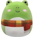 Jazwares Squishmallows Pl&uuml;schfigur Frog Wendy with Scarf 30 cm - Gr&uuml;n