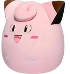 Squishmallows Pokemon Knuffel Pluche - Clefairy, 35 - Rosa