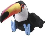 Wild Republic Tukan Stofftier - 33 cm - Plusch - tropischer Vogel - Schwarz