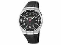Calypso Uhr Armbanduhr K6063/4 Herren schwarz silber