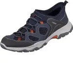 Rieker Slipper - Schwarz / Denim Textil : 40 : Normal Gr&ouml;&szlig;e: 40 Weite: Normal -